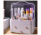 Plastic Cosmetic Drawer Storage Box Makeup Bathroom Storage Case - White 1 in OMAN