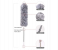 Generic Stretch Extendable Microfiber Adjustable Feather Duster with Extension Pole - Grey 7 in UAE