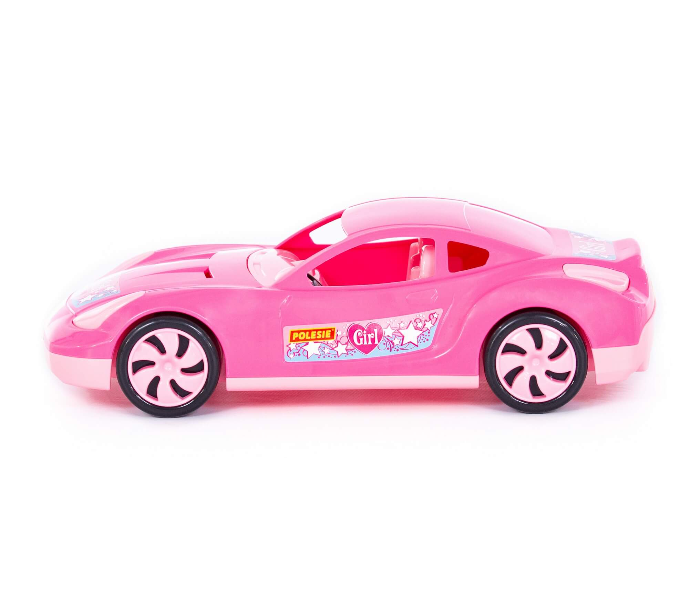 pink racing car toy