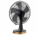 Isonic iF 324 16 Inch 45 Watts Aerodynamic Design Table Fan 5 Blade Leaf 3 Speed Control Quiet Motor- Black and Brown 1 in UAE