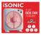 Isonic iF 327 10 Inch 35 Watts 5 Blade Leaf Quiet Motor Aerodynamic Design Box Fan -White and Pink 2 in OMAN