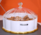 Royalford RF9519 23CM Acrylic Candy Box- White and Gold 1 in UAE