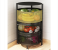3 Tier Multilayer Rotating Kitchen Shelf - Black 1 in UAE