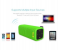 F&D W16T Portable Bluetooth Speaker - Blue and Green 4 in UAE