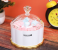 Royalford RF9520 18cm Acrylic Candy Box- White and Gold 3 in UAE