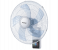 Isonic iF 322 16 Inch 45 Watts 5 Blade Leaf 3 Speed Aerodynamic Design Wall Fan With Remort Control- White and Blue 1 in UAE