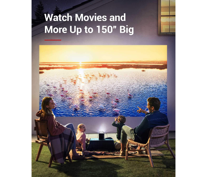 Anker AN.AD2323211.BK Nebula Mars 2 Portable Projector with 720p DLP Picture 30–150 in Screen 4-Hour Playtime Android 7.1 1 Second Auto-Focus - Black 3 in OMAN