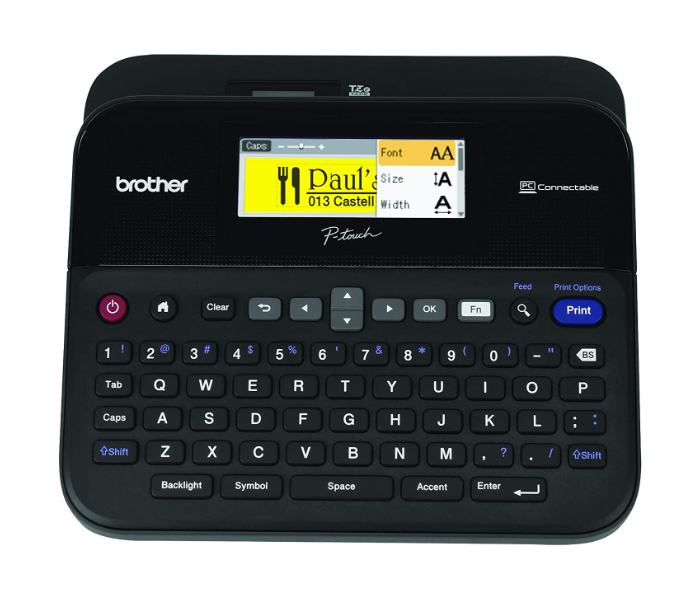 Brother PTD600VP PC Connectable Desktop Label Printer 1 in UAE