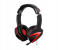 A4TECH G 500 Compact Gaming Headphone - Red and Black 1 in UAE