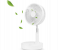 4 in 1 Desktop and Mini Pedestal Fan with Bluetooth speaker - White 1 in UAE