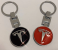 Fashion Zinc Alloy Key Chain with Ring Metal- Red 2 in UAE