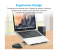 Promate DESKMATE-5 Aluminum Multi-Level Notebook Laptop Stand - Silver 2 in UAE