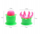 Steam Stuffed Bun Moulder - Pink and Green 4 in UAE