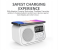 Promate TIMEBASE-3 5W Qi Wireless Charger Speaker - White 6 in UAE