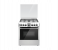 Nikai U6066FSSPTN10 Free Standing Gas Cooking Range - Stainless Steel 1 in OMAN