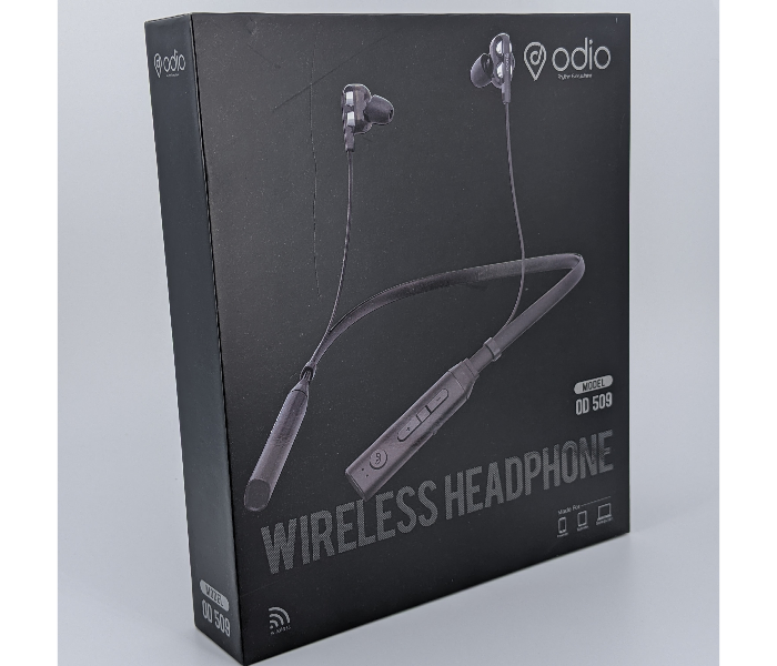Odio OD509 Wireless Neck Band - Black 1 in OMAN