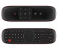 W1 2.4G Air Mouse Wireless Keyboard with Touchpad Mouse Remote Control- Black 1 in OMAN