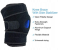 Breathable Adjustable Open Patella Knee Brace for Sports and Cycling- Black 4 in OMAN