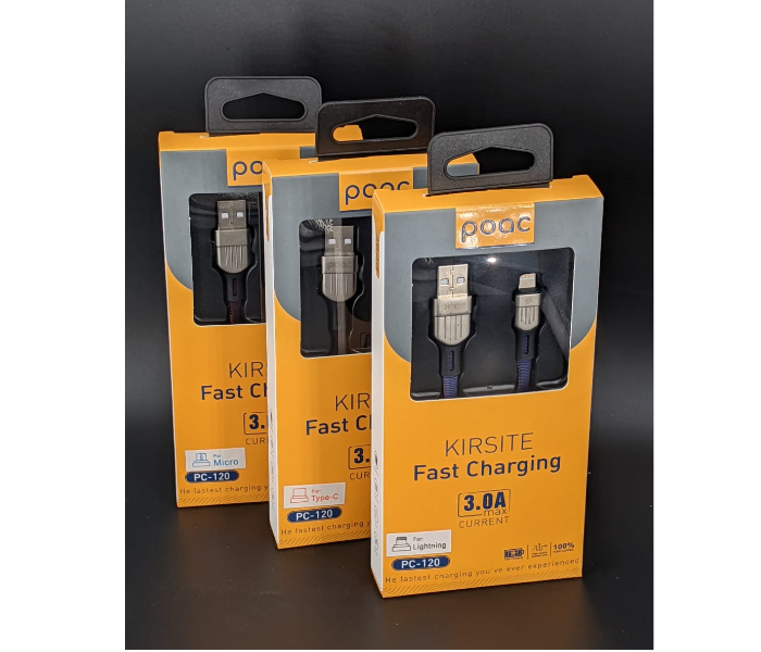 Poac PC-120 3A Micro USB Cable 1 in OMAN