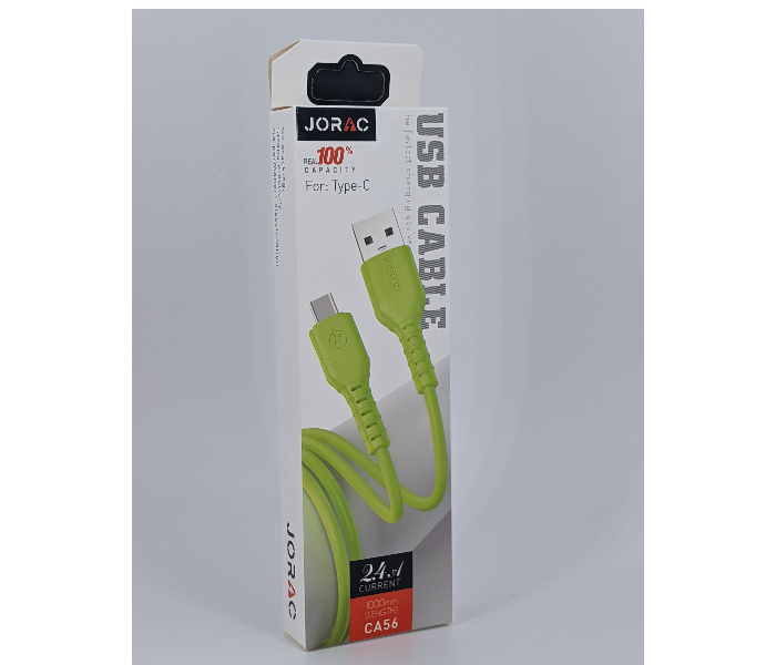 Jorac CA-56 Micro USB Cable -Light Green 1 in OMAN