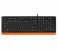 A4TECH FK10 ORANGE Fstyler Sleek Multimedia Comfort Keyboard - Black 1 in UAE