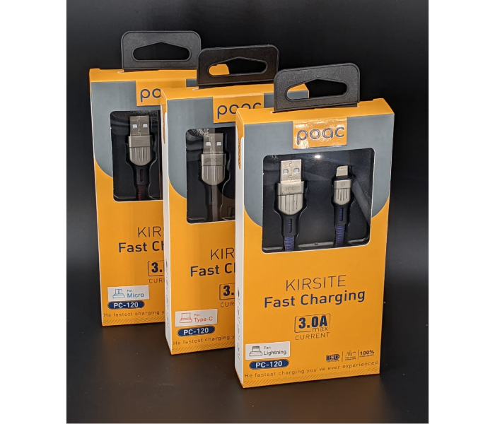 Poac PC-120 3A Type-C Super Charger 1 in OMAN