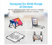 Promate ELEVATE Aluminum Multi-Angle Foldable Laptop Stand - Grey 4 in UAE
