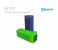 F&D W16T Portable Bluetooth Speaker - Blue and Green 2 in UAE