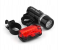 Waterproof 5 LEDs Bicycle Front Head Light- Black and Red 1 in OMAN