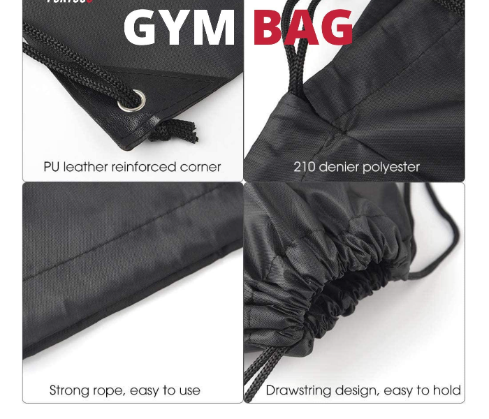 FORTUSS Drawstring Bag Pull Up Assistance Bands Set of 4 with Powerlifting Bands Extra Durable Workout Cross Training Exercise Bands Door Anchor and Handles Stretch Resistance Band Mobility 4 in UAE