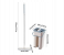 Microfiber Flat Floor Mop with 50.4 Inch Adjustable Stainless Steel Handle and Bucket Set 2 in UAE