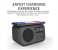 Promate TIMEBASE-3 5W Qi Wireless Charger Speaker - Black 3 in UAE