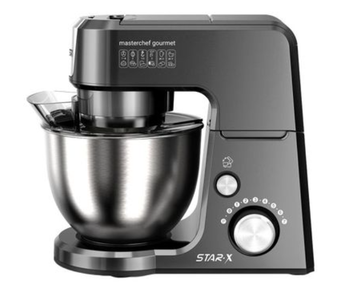 Star-X KM1701 2.5L Mini Electric 1000W Food Processor – Black and Silver 1 in UAE