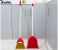 Royalford RF7139 Broom With Dustpan - Red 1 in UAE