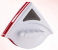 Magnetic Glass Cleaner Double Side Glider Cleaning Brush- White and Red 4 in UAE
