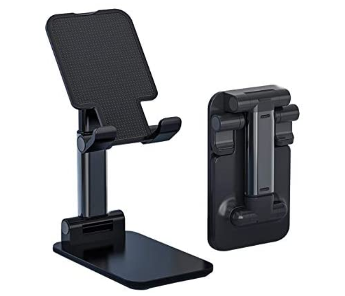 Mobile Phone Stand Holder High Quality Universal Desk Bracket Stand Flexible Desktop Phone Holder Support For Tablet And Cell Phone -Black 1 in UAE