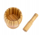 Delcasa DC1376 Bamboo Grinding Bowl - Brown 3 in UAE