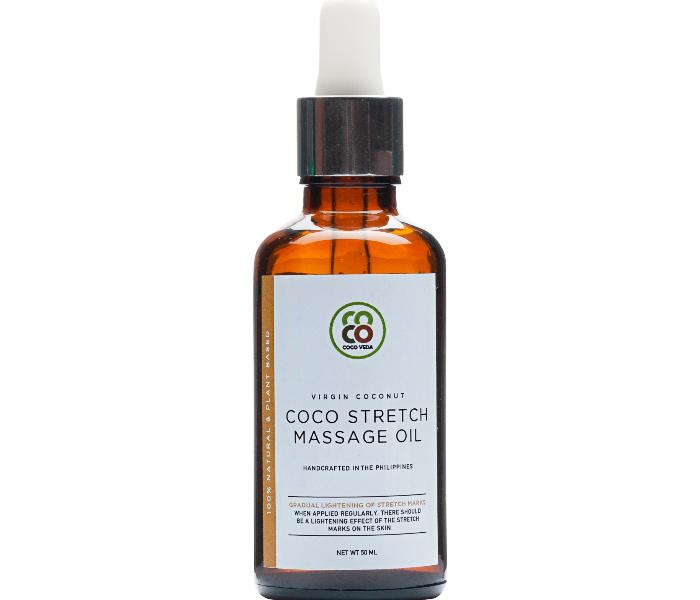 Coco Veda 50ml Virgin Coconut Coco Stretch Massage Oil 1 in OMAN
