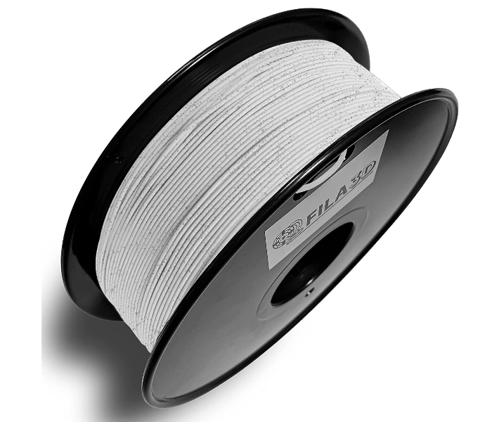 Fila3D 1.75 mm Marble 1Kg 3D Printer Filament - White 3 in UAE