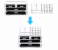 4 Drawer Clear Acrylic Cosmetic Organiser Display Table Storage Stand for Make Up 4 in OMAN