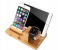 Dual Dock Phone Charger 3 In 1 - Brown 1 in UAE
