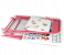 Leostar 3678 Kids Folding Study Table and Chair Set - Pink 2 in UAE