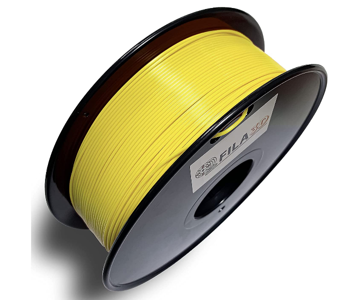 Fila3D 1.75mm TPU 1Kg 3D Printer Filament Transparent - Yellow 3 in UAE