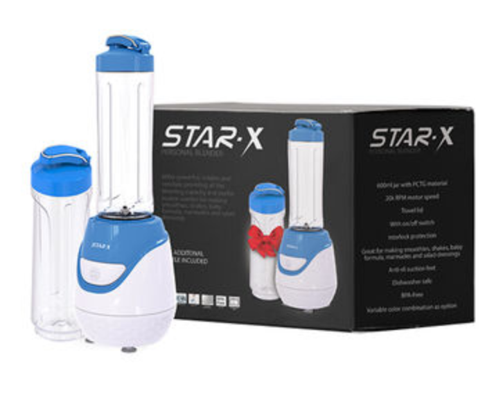 Star-X PBL001B 600 ml Electric 600W Hand Blender – White and Blue 4 in UAE