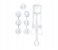 Delcasa DC1147 Cream Pump 1 in UAE
