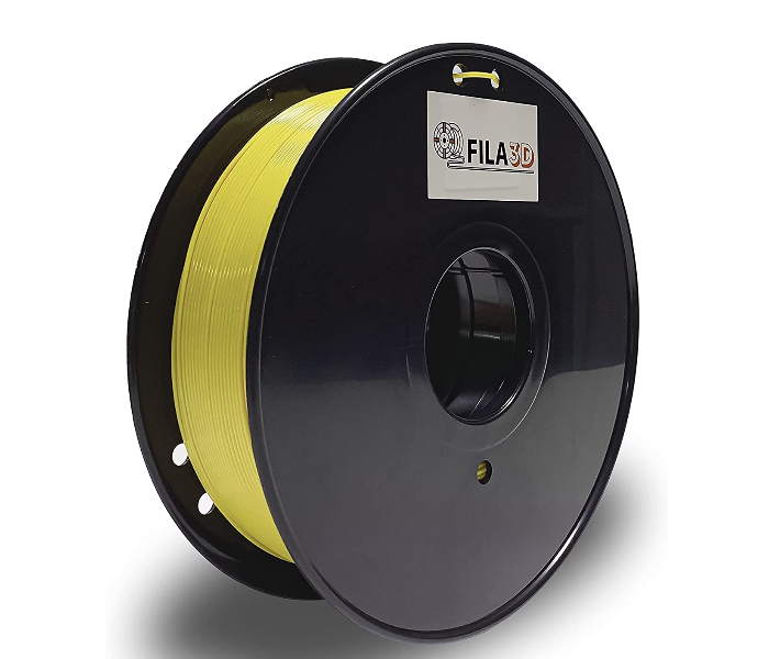 Fila3D 1.75mm PETG 1Kg 3D Printer Filament - Transparent Yellow 2 in UAE