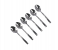 Delcasa DC1943 6 Pieces Stainless Steel Mocca Spoon - Silver 3 in UAE