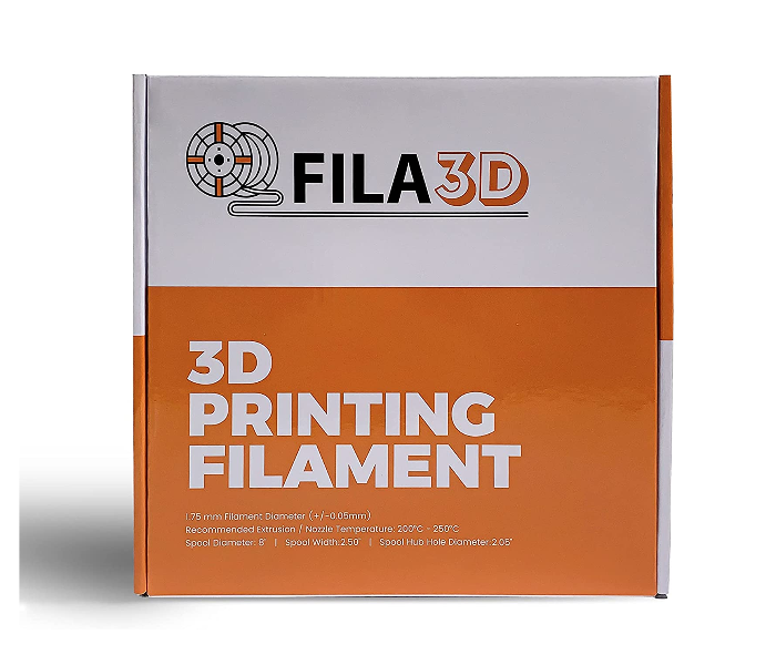 Fila3D 1.75mm PETG 1Kg 3D Printer Filament - Transparent Blue 3 in UAE