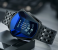 Diamond Style Waterproof Quartz Wristwatch- Black and Blue 3 in UAE