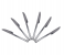 Delcasa DC1947 6 Pieces Stainless Steel Table Knife - Silver 3 in UAE